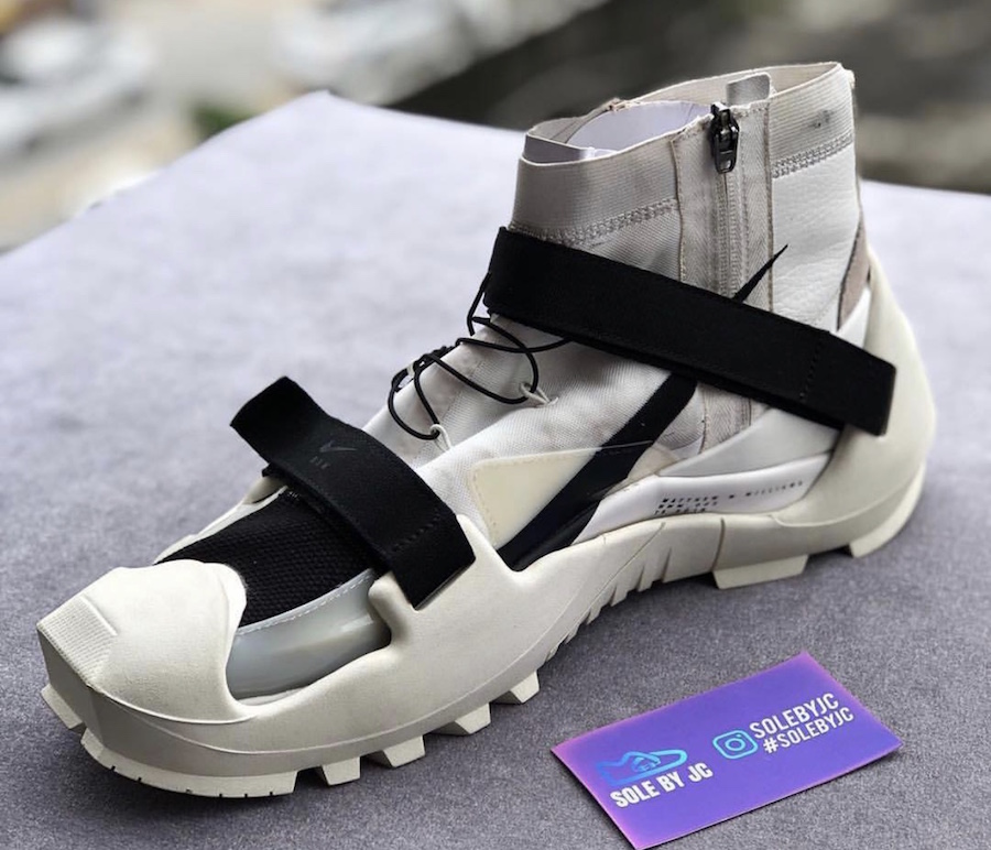 MMW,Nike,Matthew M. Williams,  机甲版的双层鞋底！MMW x Nike 联名鞋款新配色实物释出