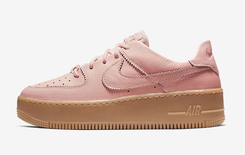 Nike,Air Force 1,AR5409-600  粉嫩配色 + 增高中底！全新 Air Force 1 Sage 即将发售