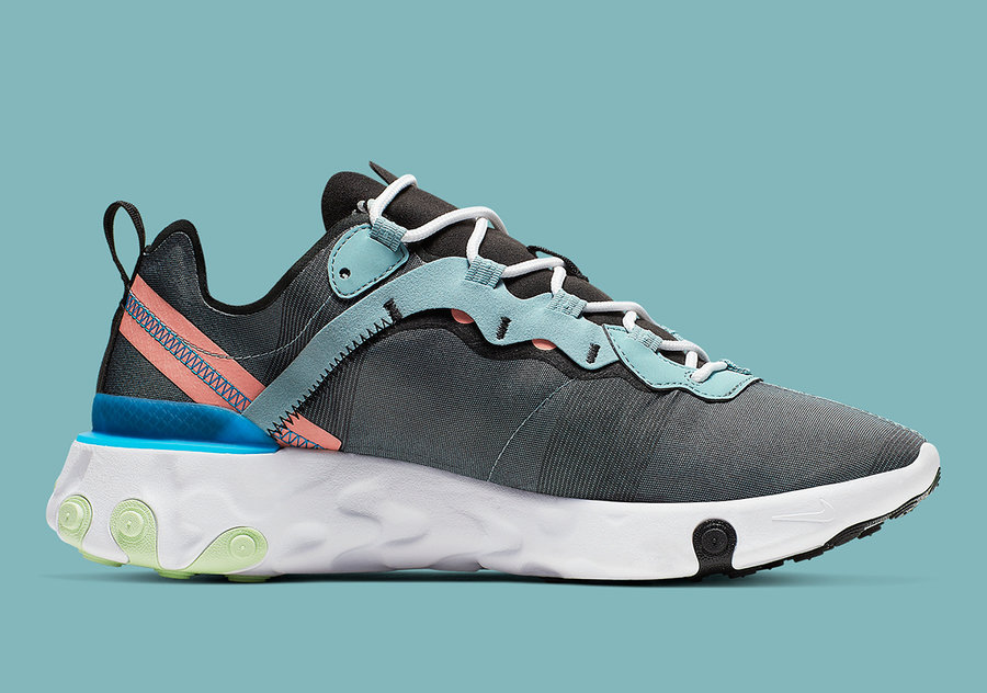 Nike,React Element 55,  再现解构设计鞋面！全新配色 Nike React Element 55 即将发售