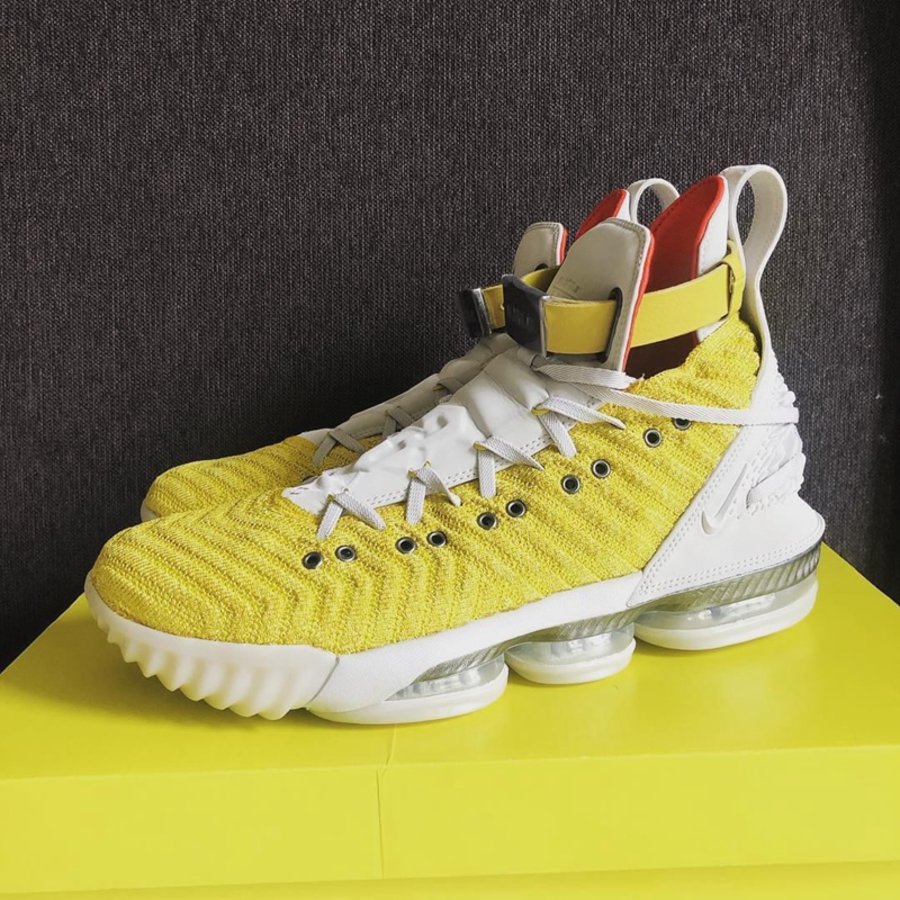 Nike LeBron 16,“HFR”  清爽荧光黄配色！Nike LeBron 16 “HFR” 新配色曝光