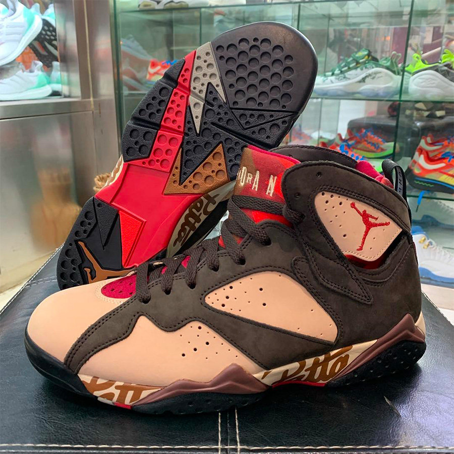 AT3375-200,AJ7,Air Jordan 7 AT3375-200 看完就种草！Patta x Air Jordan 7 质感和细节都让人着迷！