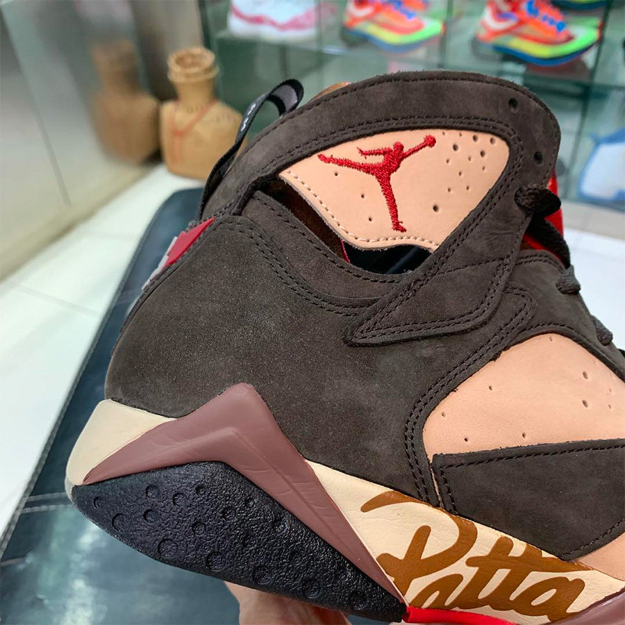 AT3375-200,AJ7,Air Jordan 7 AT3375-200 看完就种草！Patta x Air Jordan 7 质感和细节都让人着迷！