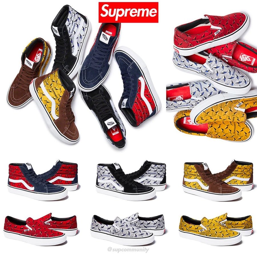 Supreme,发售,Vans  Supreme x Vans 本周发售！还有 Champion 联名同期登场！