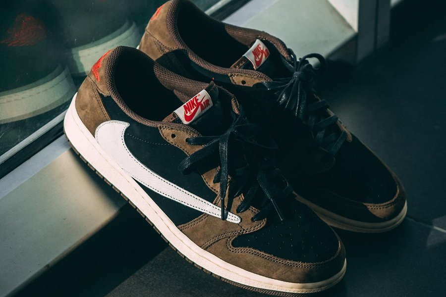 Air Jordan 1,Travis Scott,发售,C  看完又要种草！Travis Scott x AJ1 Low 实物美图欣赏