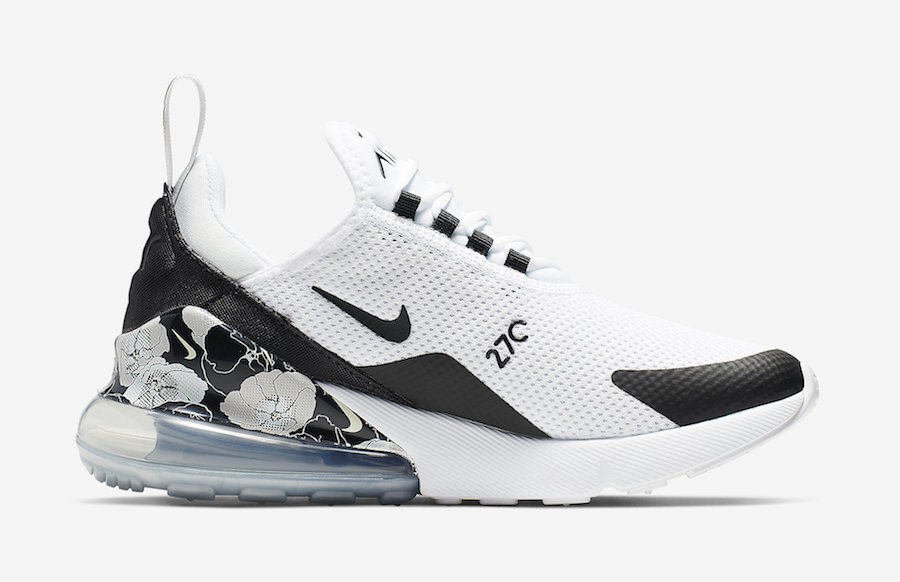 Nike,Air Max 270,发售,AR0499-100  女生专属水墨花卉配色！全新 Air Max 270 近日发售