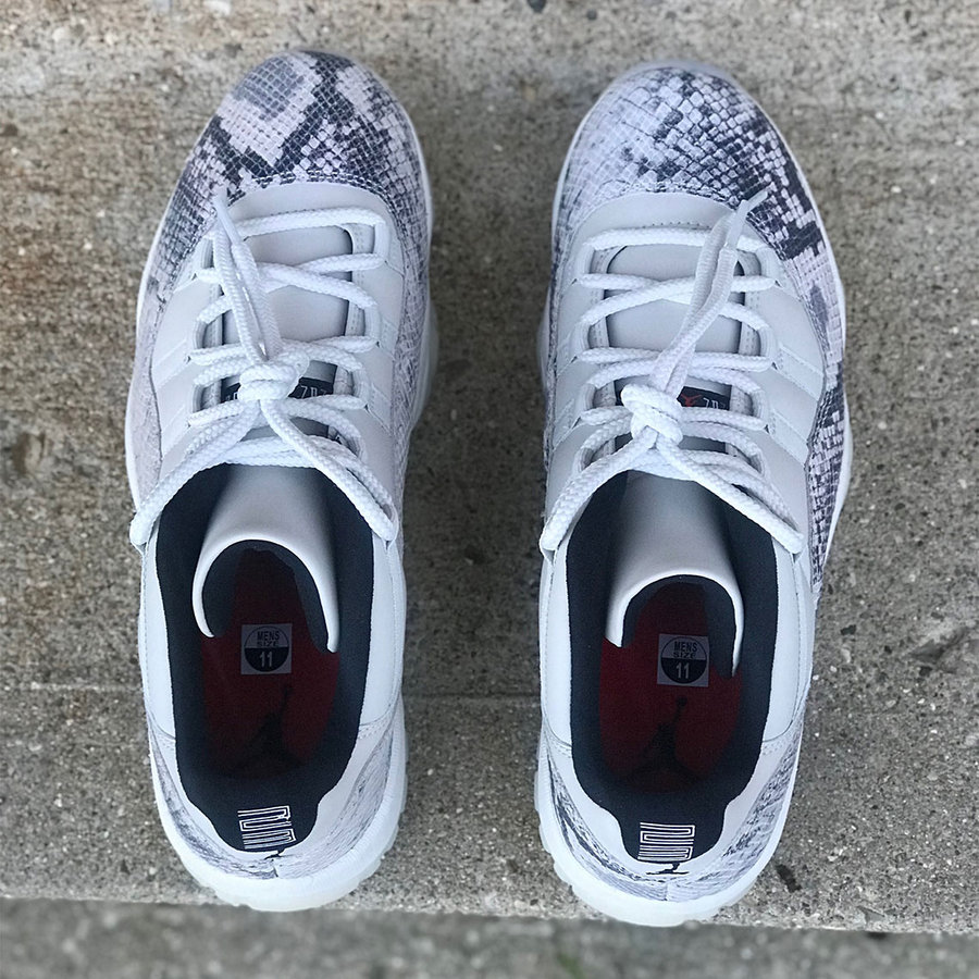 Air Jordan 11,发售,CD6846-002  白蛇 Air Jordan 11 Low 终于要来了！下月正式发售