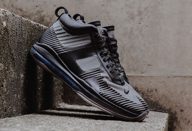 Nike,LeBron Icon,AQ0114-001,上脚  帅气黑魂装扮！LeBron Icon 最新上脚图释出！