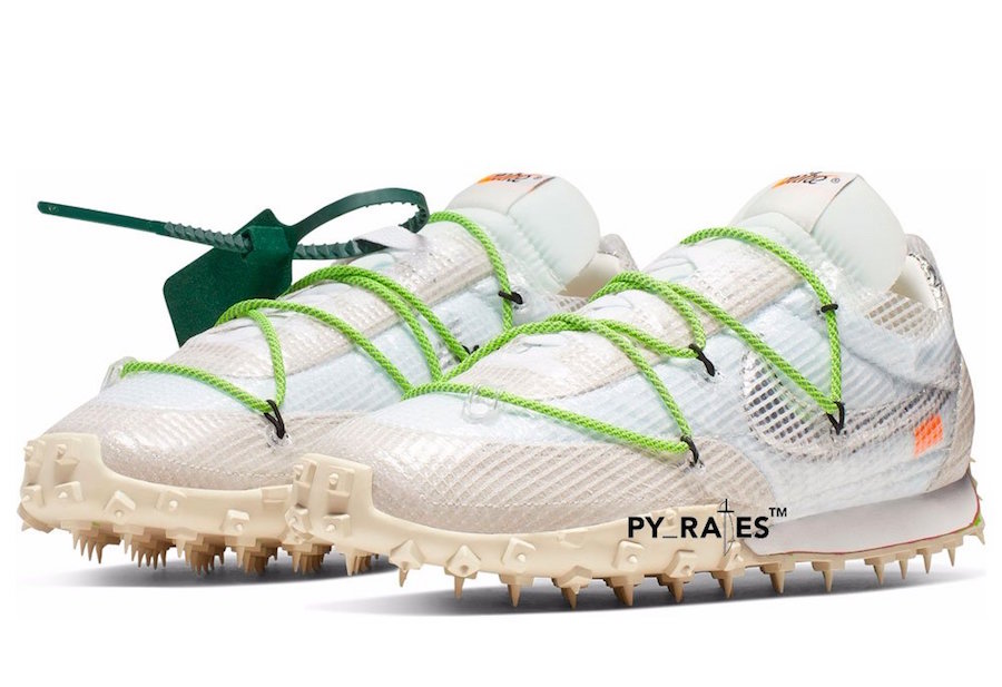 OFF-WHITE,NIke,Waffle Racer  复古又猎奇！OFF-WHITE x Nike 全新鞋型实物曝光