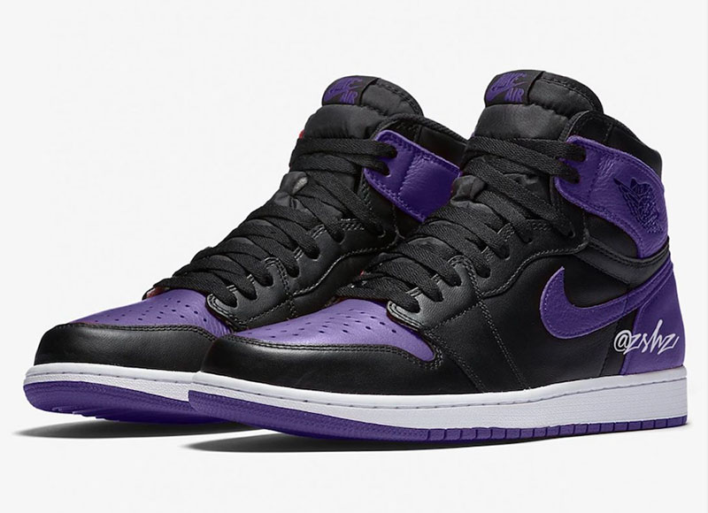 Air Jordan 1,AJ1,,Court Purple  黑紫 Air Jordan 1 又来了！想要入手还得再等等！