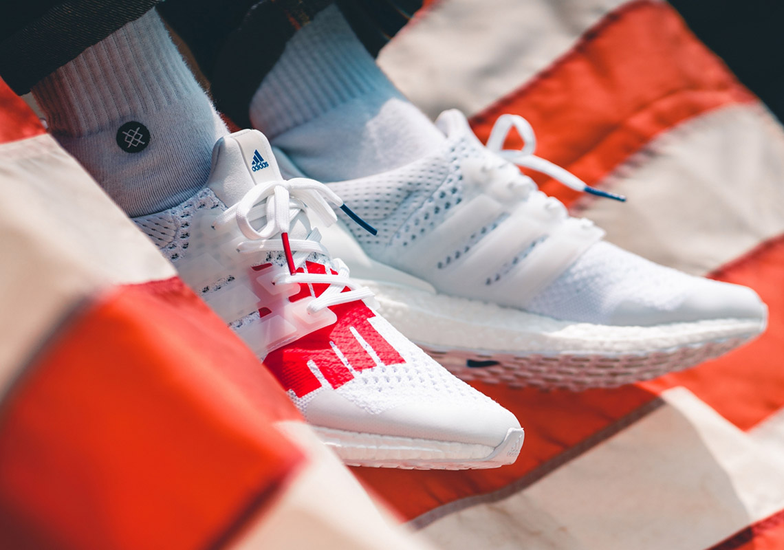 adidas,Ultra Boost,发售,EF1968  鸳鸯星条旗设计！UNDEFEATED x adidas 联名本周发售