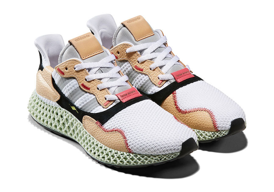 Hender Scheme,ZX 4000 4D,adida  低调的奢华！Hender Scheme x adidas ZX 4000 4D 本月发售
