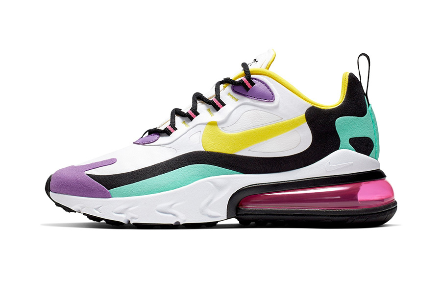 Air Max 270 React,Nike  复古鞋也有绝佳脚感！Nike Air Max 270 React 正式发布！