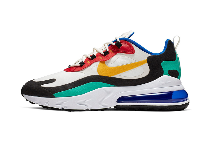 Air Max 270 React,Nike  复古鞋也有绝佳脚感！Nike Air Max 270 React 正式发布！