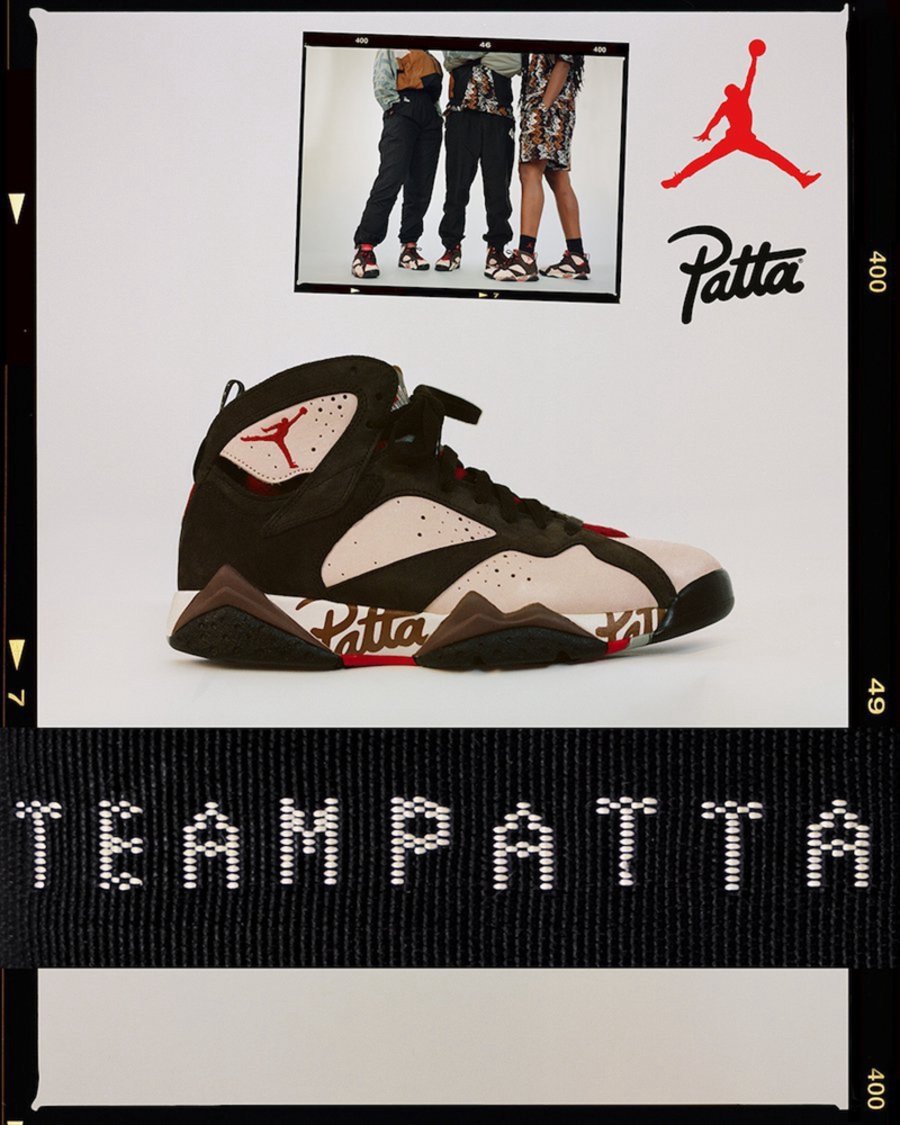 Air Jordan 7,AJ7,Patta,发售,AT33  完整系列曝光！Patta x Jordan Brand 联名即将发售！