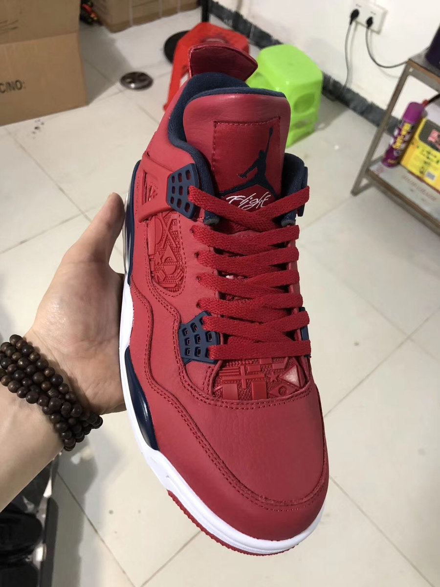 CI1184-617,AJ4,Air Jordan 4,FI CI1184-617 实物终于来了！Air Jordan 4 “FIBA” 首次曝光！