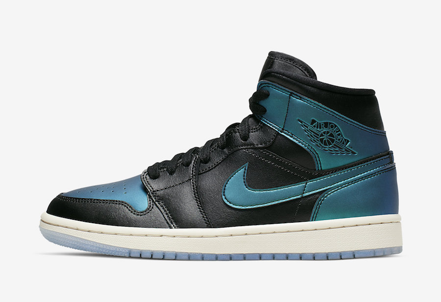 Air Jordan 1,AJ1,Nike,发售,BQ647  市场价近四千的变色龙太贵了？这双 Air Jordan 1 Mid 也不错！