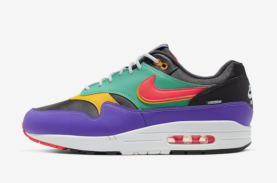 Air Max 1,发售,AO1021-023  以雨衣为灵感，多彩独特搭配！全新配色 Air Max 1 即将发售！