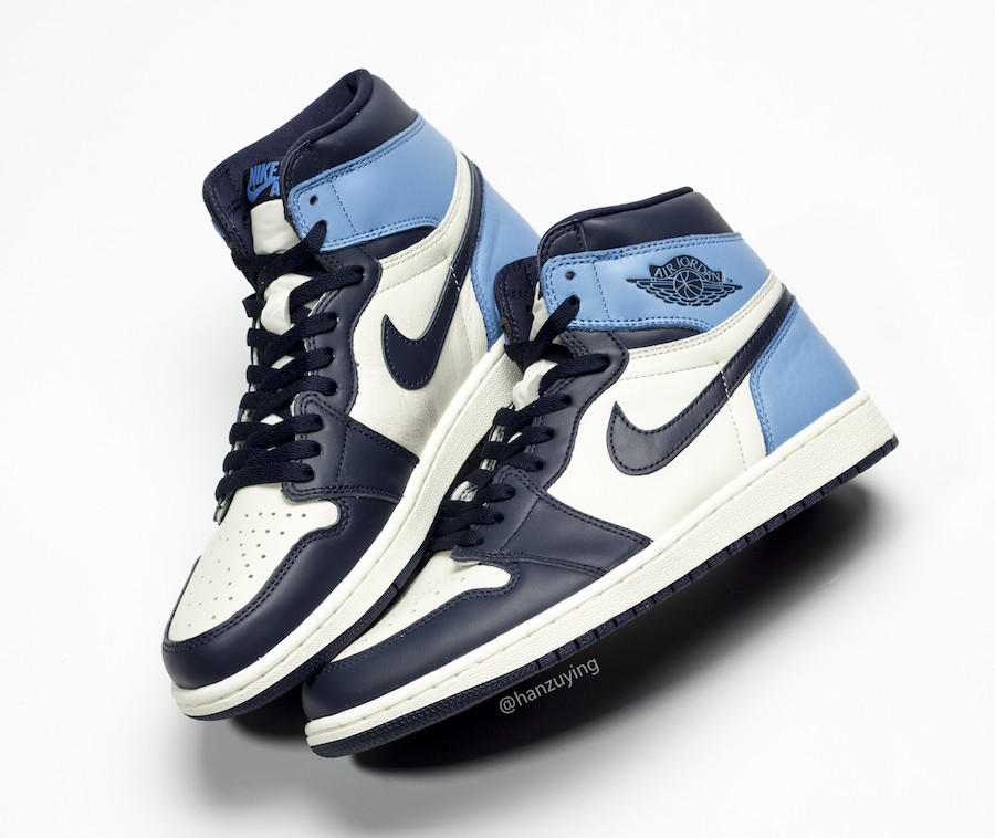 Air Jordan 1,AJ1,发售,Jordan bra  Air Jordan 1「北卡脚趾」实物曝光！人气颇高，八月发售！