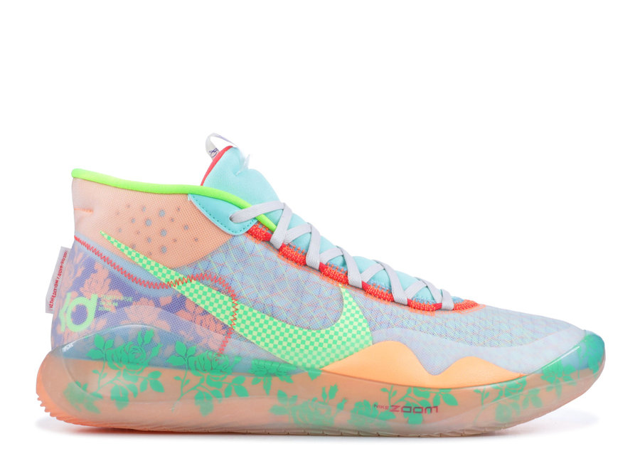 Nike,KD12,EYBL  骚气十足的花卉纹饰！特殊配色 KD12 EYBL 有望八月发售！