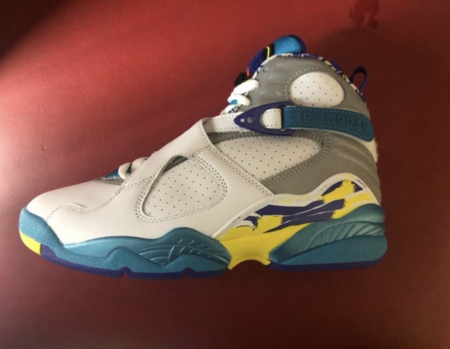 Air Jordan 8,CI1236-100,AJ8,发售  3M 反光元素加持！Air Jordan 8 “White Aqua” 下月发售