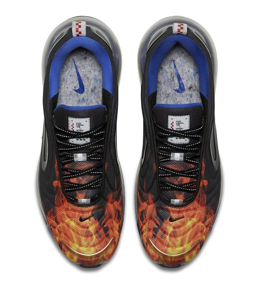 NIke,Air Max,Air Max 720,发售  熊熊烈火加持！这双 Air Max 720 新配色打几分？