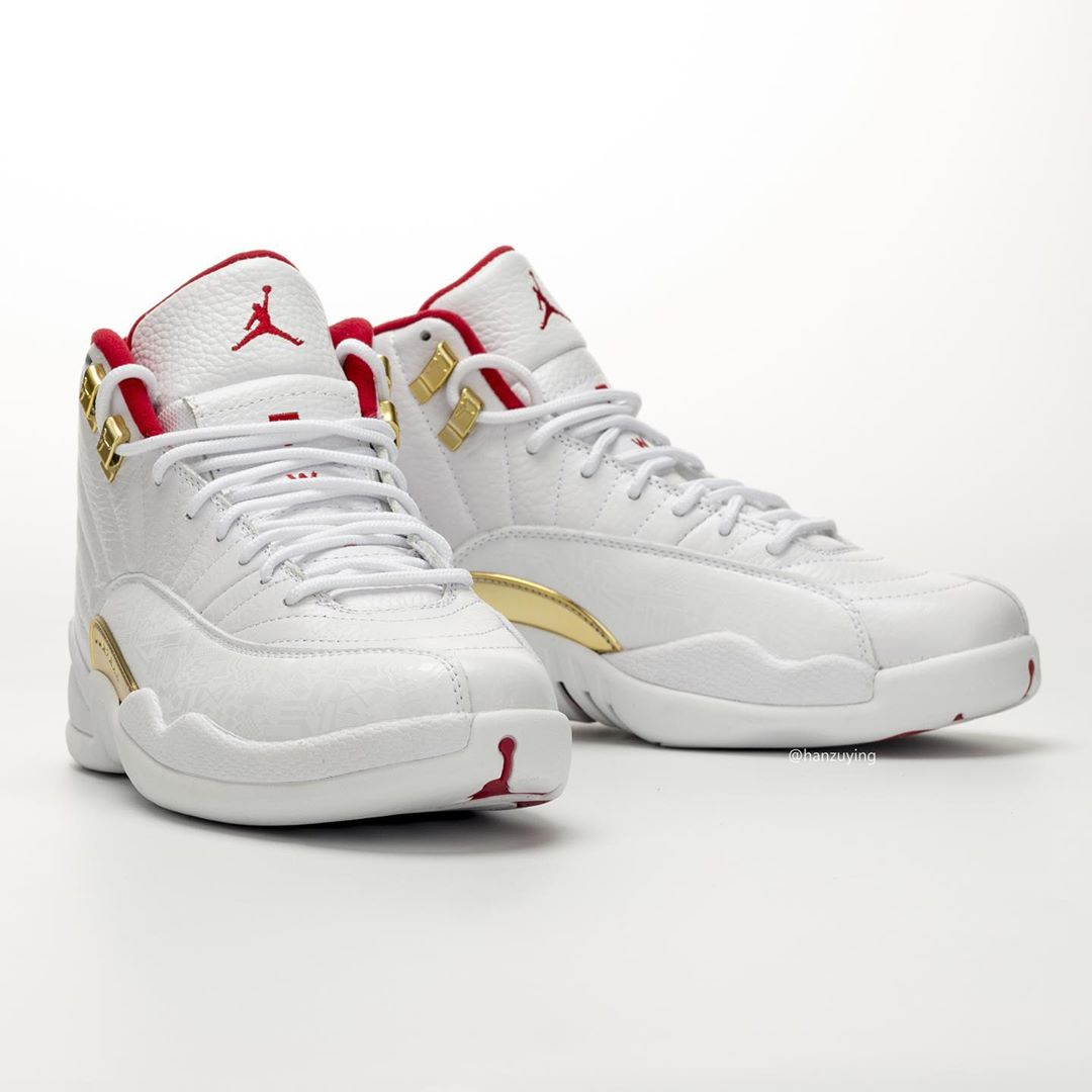 Air Jordan 12,AJ12,发售,Jordan B  中文标注 + 篮球世界杯！Air Jordan 12 “FIBA” 实物抢先看！