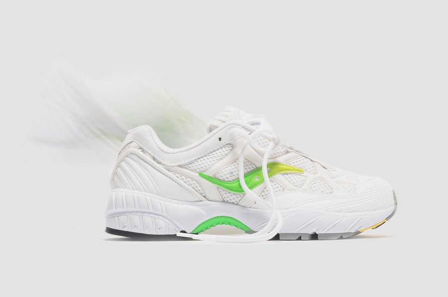 KITH,Saucony,Grid Web,发售  荧光黄还是荧光绿？KITH x Saucony Grid Web 即将发售