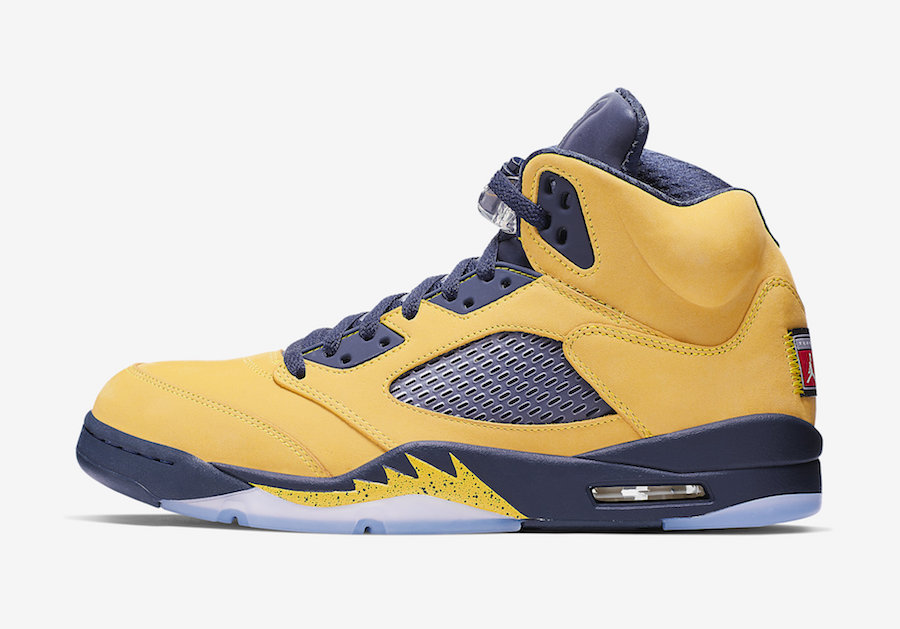 Inspire,Michigan,Fab 5,发售,Air  官图释出！密歇根 Air Jordan 5 确认本周六发售！