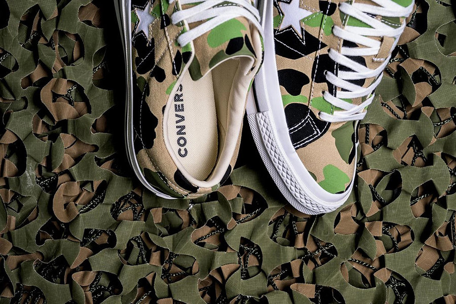 发售,One Star,Converse  军事迷彩主题加持！全新 Converse One Star 现已发售！