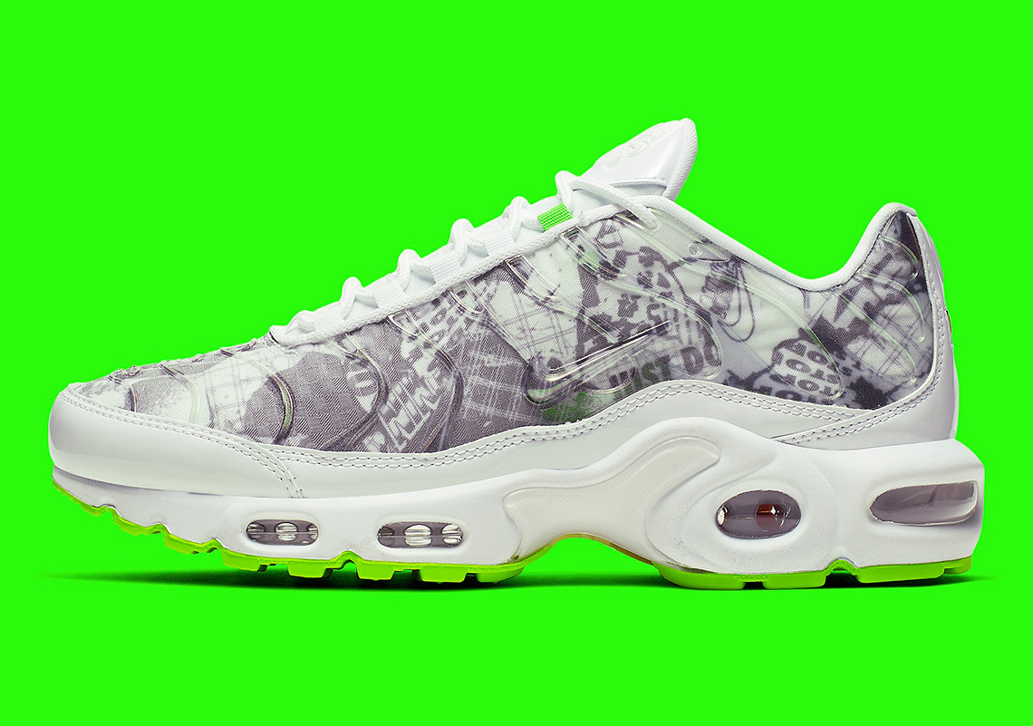 Air Max Plus,Nike,发售  透明遮罩 + 复古广告！这双 Air Max Plus 新品你打几分？