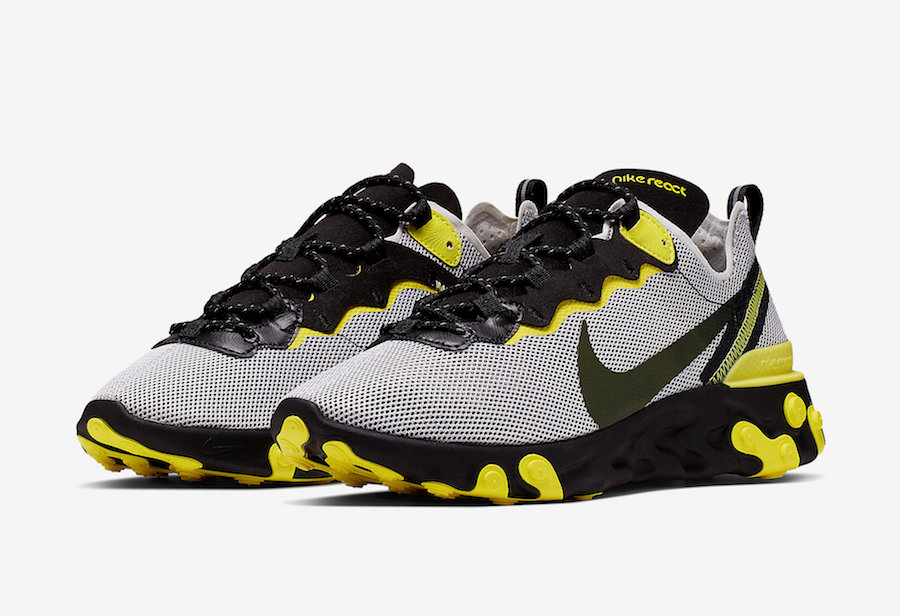 React Element 55,Nike,CK1686-0  亮眼又耐脏！全新配色 React Element 55 即将发售！