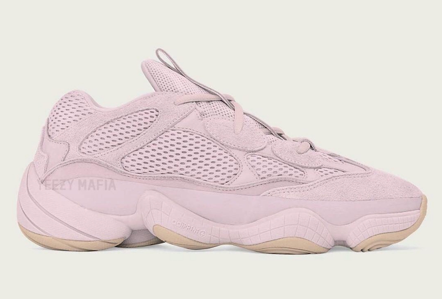 Yeezy 500,发售,adidas  可爱粉色装扮！Yeezy 500 全新配色首度曝光！十月发售！