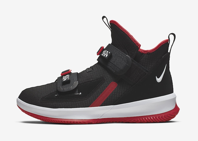 Nike,LeBron Soldier 13,AR4228-  经典黑红配色！LeBron Soldier 13 国内官网发售！