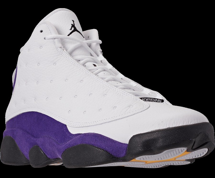 AJ13,Air Jordan 13,414571-105  紫金配色终于要来了！湖人 Air Jordan 13 下周发售