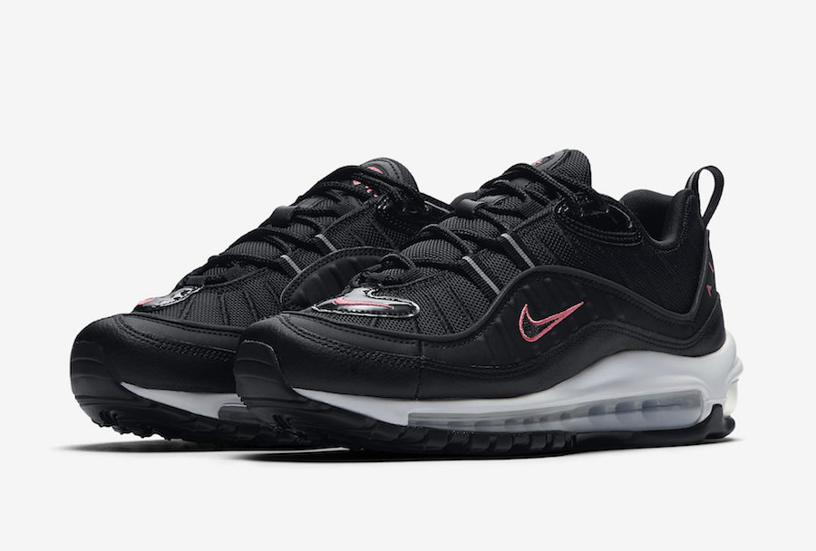 Air Max 98,Nike,CN0140-001  黑粉配色 + 3M 反光条！全新 Air Max 98 近期发售！