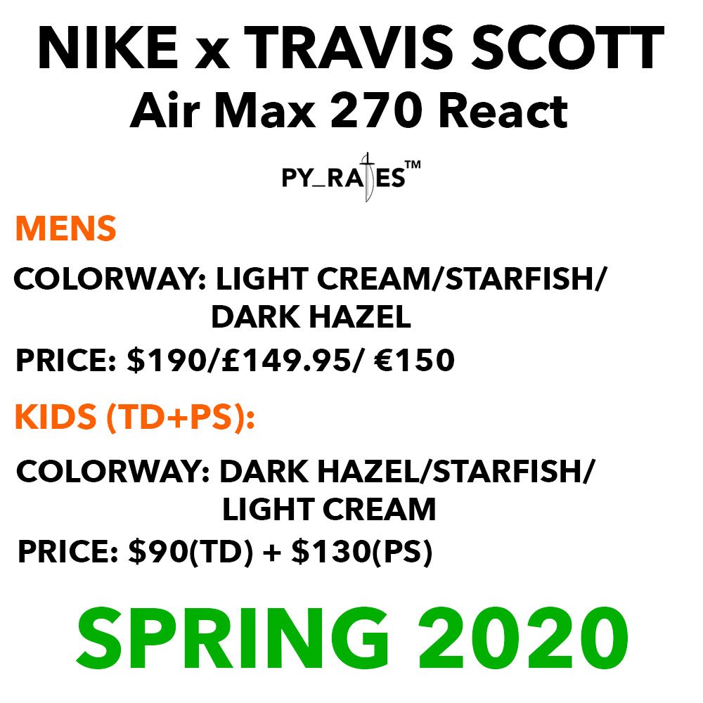 Nike,Travis Scott,Air Max 270,  Travis Scott 全新联名来了？！这次居然搭载...