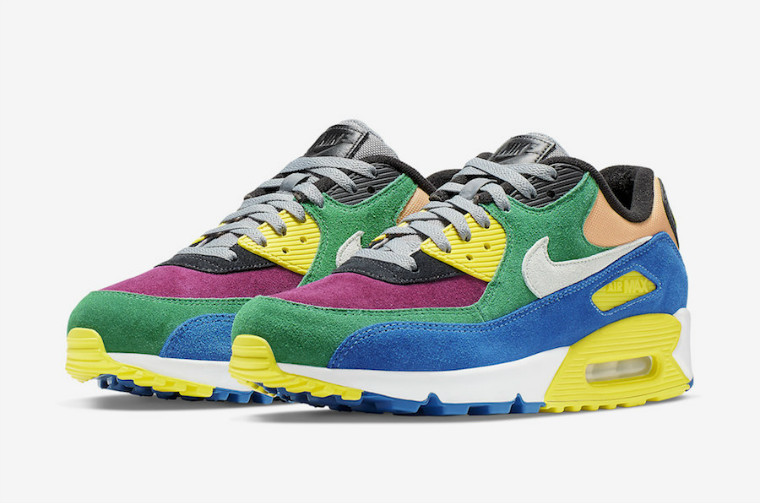 Nike,Air Max 90 QS,Viotech,CD0  人见人爱！关注度超高的「彩虹跑鞋」国内确定发售！