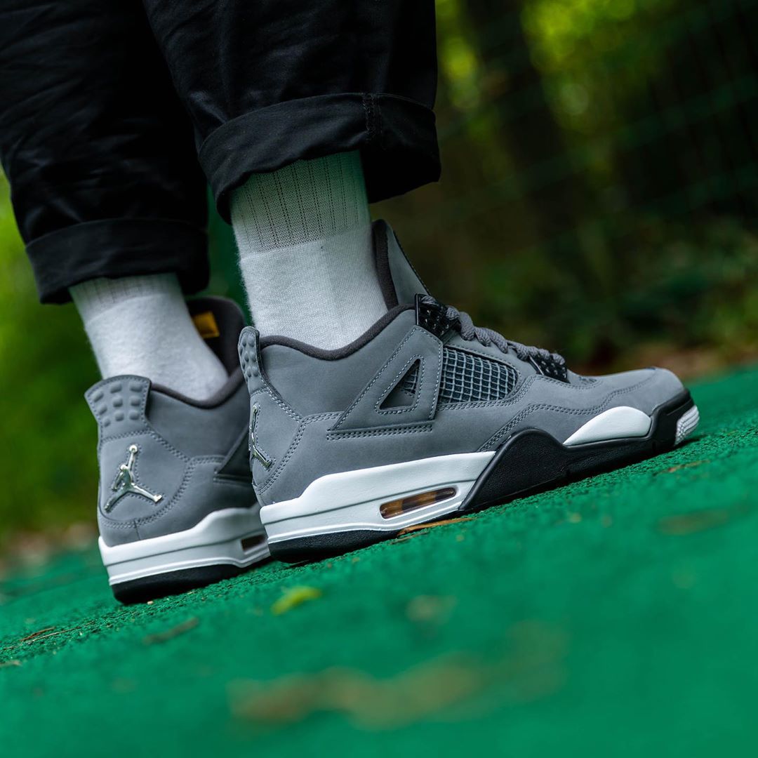 Air Jordan 4,AJ4,Cool Grey,308  8 月必入的第一双鞋！酷灰 Air Jordan 4 上脚美图抢先看！