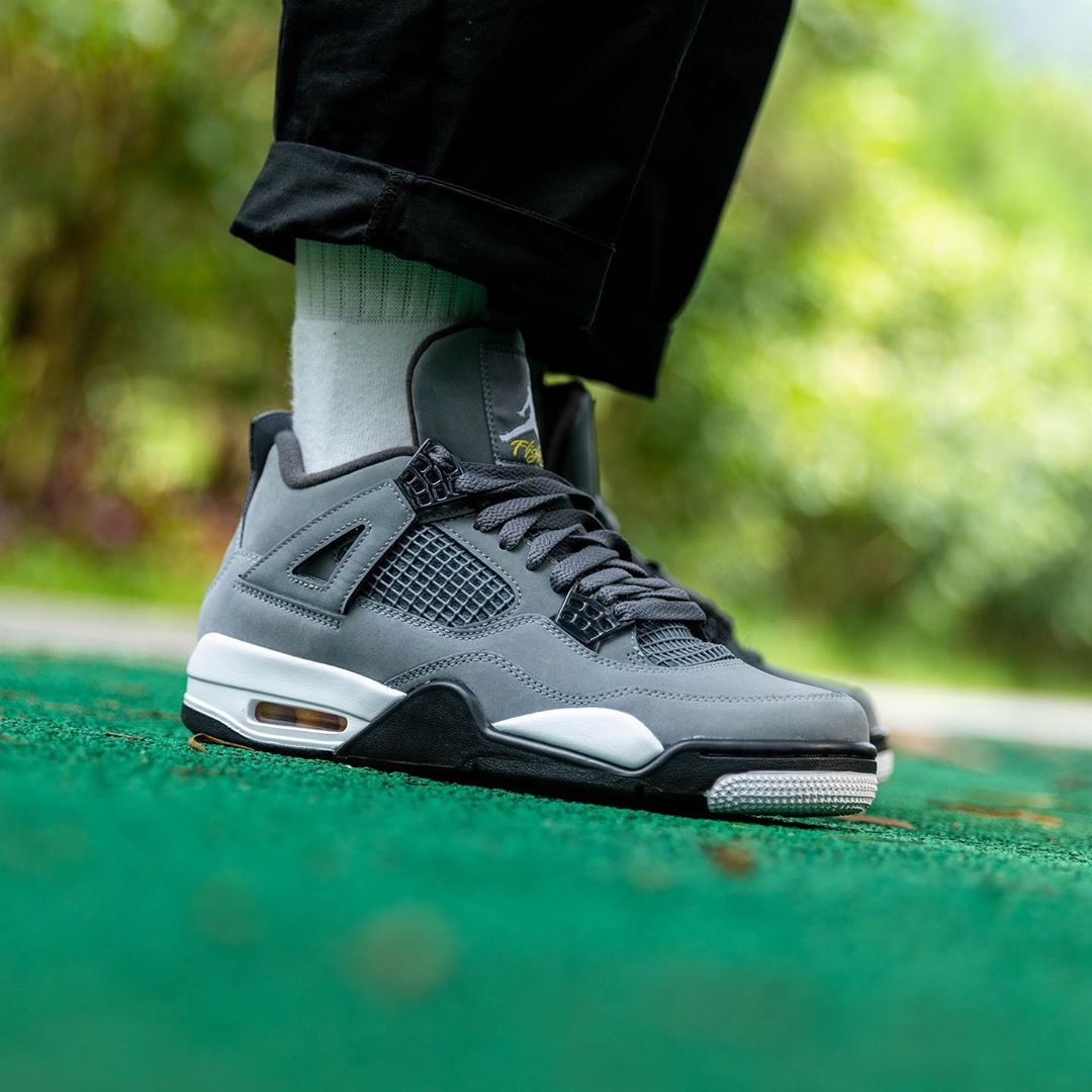Air Jordan 4,AJ4,Cool Grey,308  8 月必入的第一双鞋！酷灰 Air Jordan 4 上脚美图抢先看！