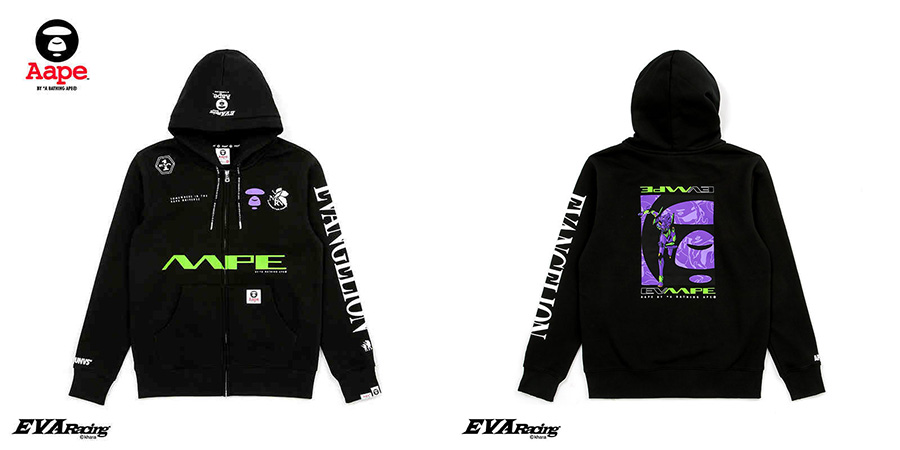AAPE,EVA  初号机登场！AAPE x EVA 新世纪福音战士联名刚刚上架！