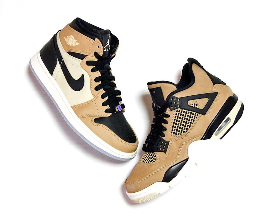 AJ1,Air Jordan 1,AH7389-003,发售  小麦 Air Jordan 1 实物首次曝光！将于下月发售