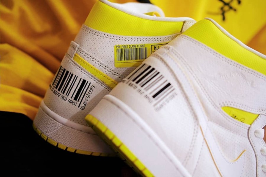 Air Jordan 1,AJ1,First Class F  彩蛋真不少！不过这双条形码 Air Jordan 1 恐怕要跳票了！