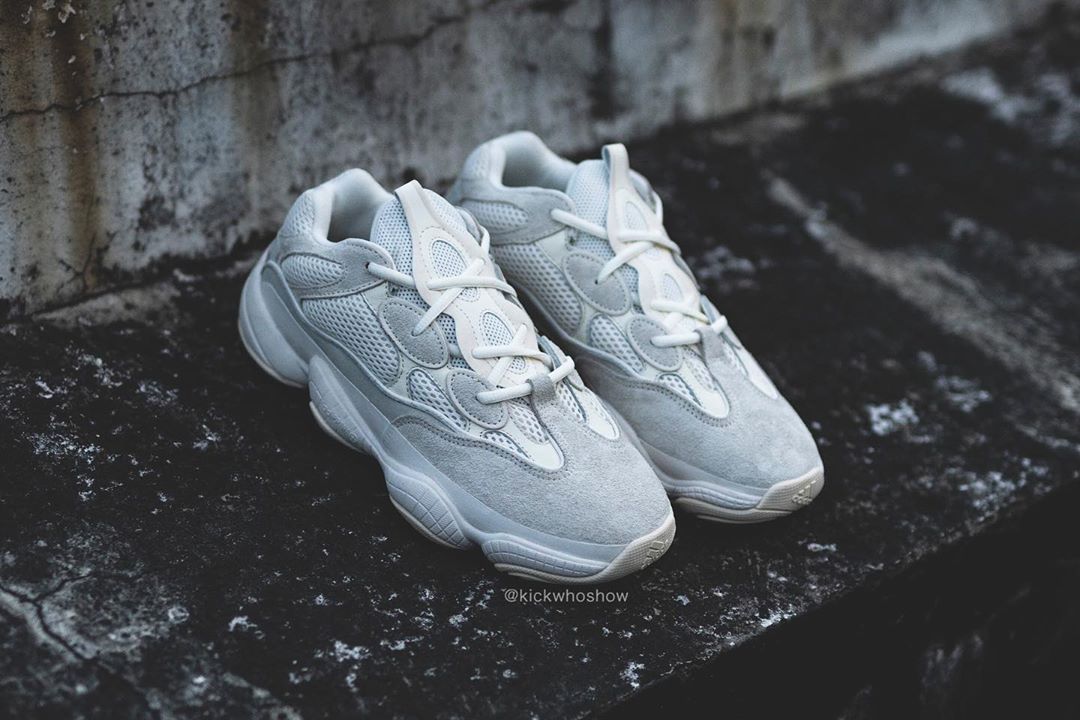 Yeezy 500,FV3573  Yeezy 500 首发配色的亲兄弟！“Bone White” 实物首次曝光
