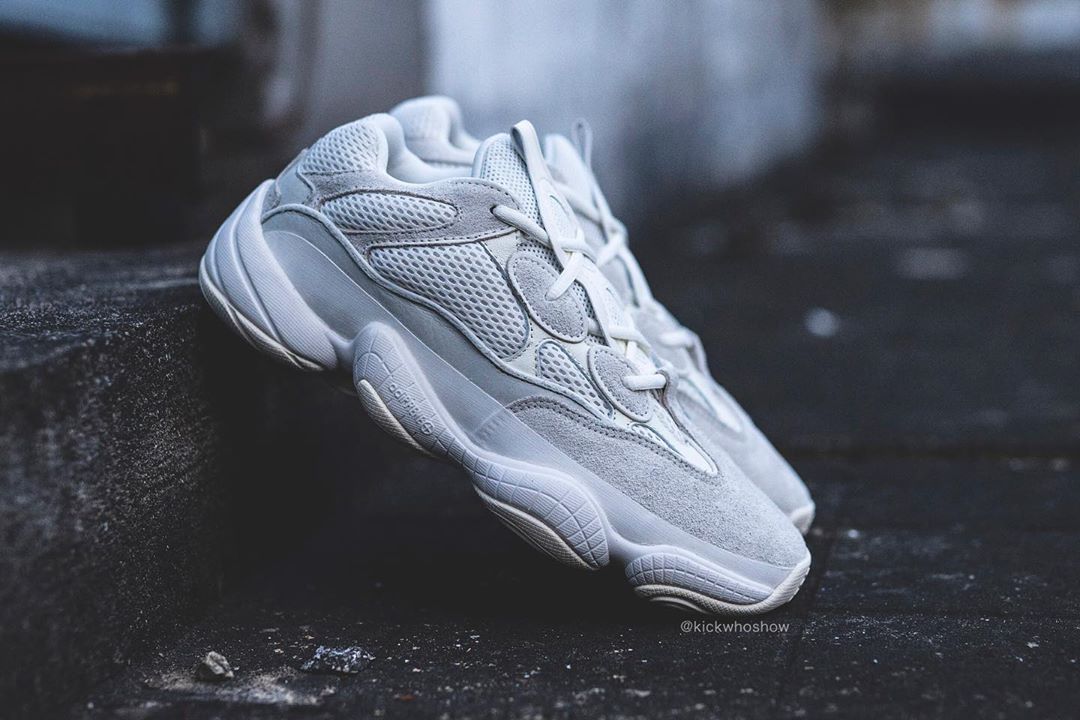Yeezy 500,FV3573  Yeezy 500 首发配色的亲兄弟！“Bone White” 实物首次曝光