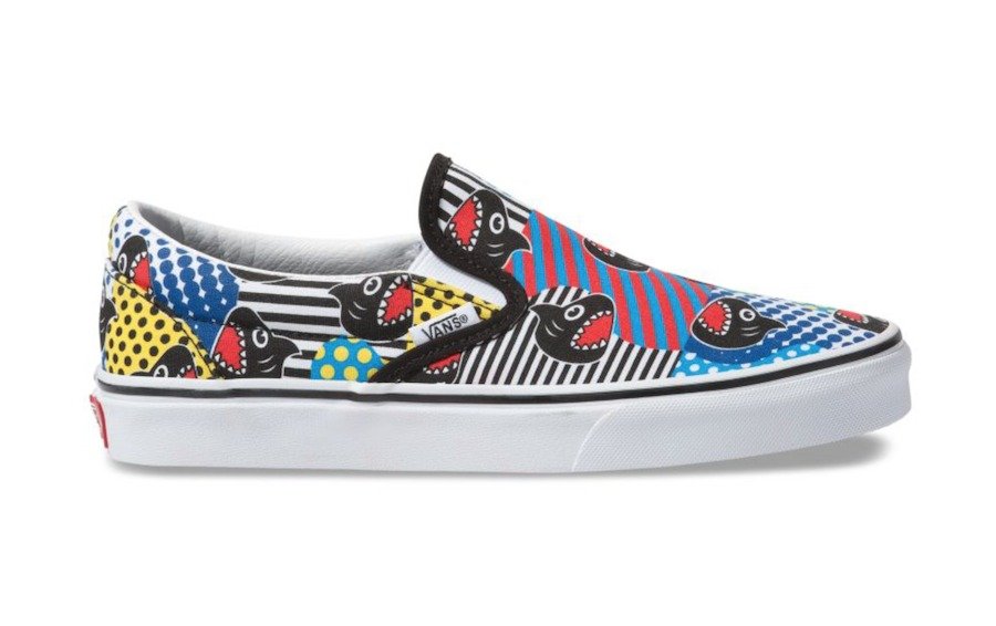 Vans,Slip-On,Sk8-Hi,发售  一口咬碎的 Vans Logo！这双「大鲨鱼」配色也太帅了！