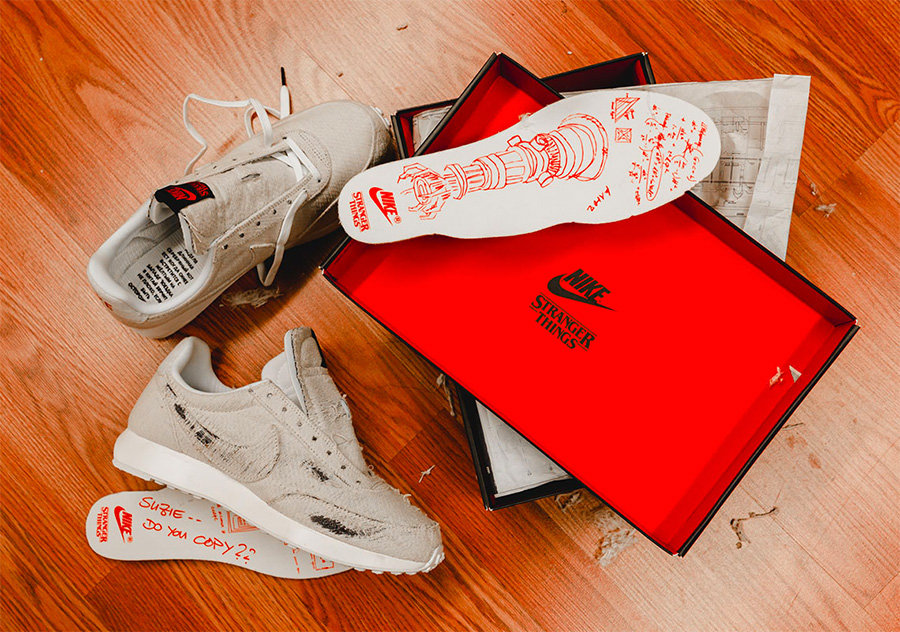 怪奇物语,Nike,Tailwind,Cortez  好玩的可撕鞋面！怪奇物语 x Nike 隐藏系列完整曝光