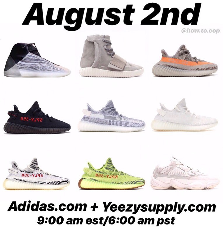 Yeezy,350,500,700,750,Yeezy Su  官网补货数万双「原价 Yeezy」！不少人忙了一晚上！