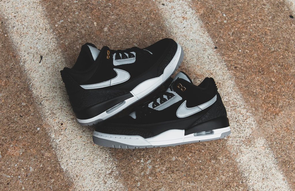 AJ3,Air Jordan 3,Tinker,black  3M 反光加持！黑水泥 Air Jordan 3 Tinker 可能下周发售！