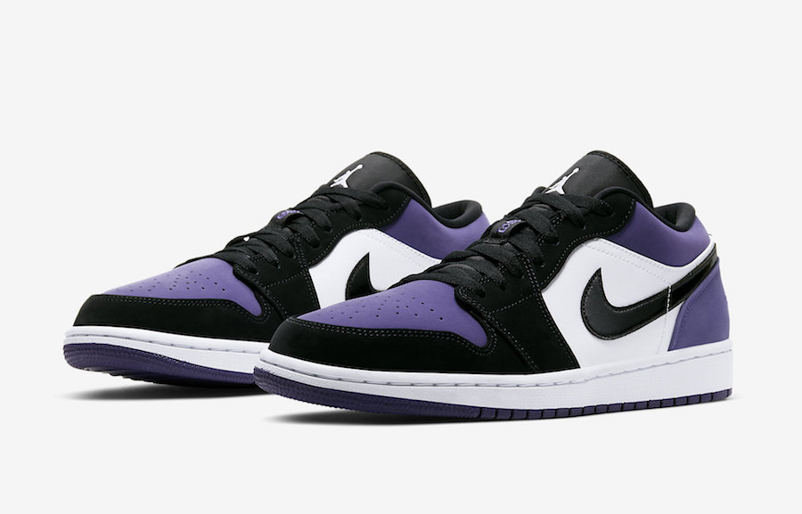 Nike,Air Jordan 1 Low,AJ1,5535  黑紫脚趾 AJ1 Low 首度曝光！北卡 AJ1 Low 有望本周发售！