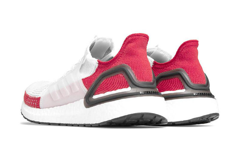adidas,Ultra Boost 19,EF1341  活力醒目的白红装扮！全新 Ultra Boost 19 现已发售！